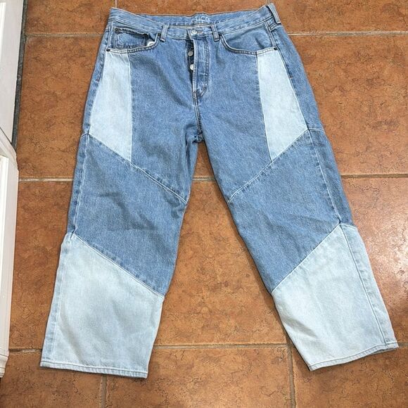 ETICA Sai Paneled in Galera Two Tone working Jeans Size 31 - Picture 2 of 12